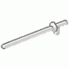 Part 3849 White Minifig, Weapon Lance 